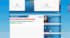 Desktop Screenshot of kuriereuropa.com.pl